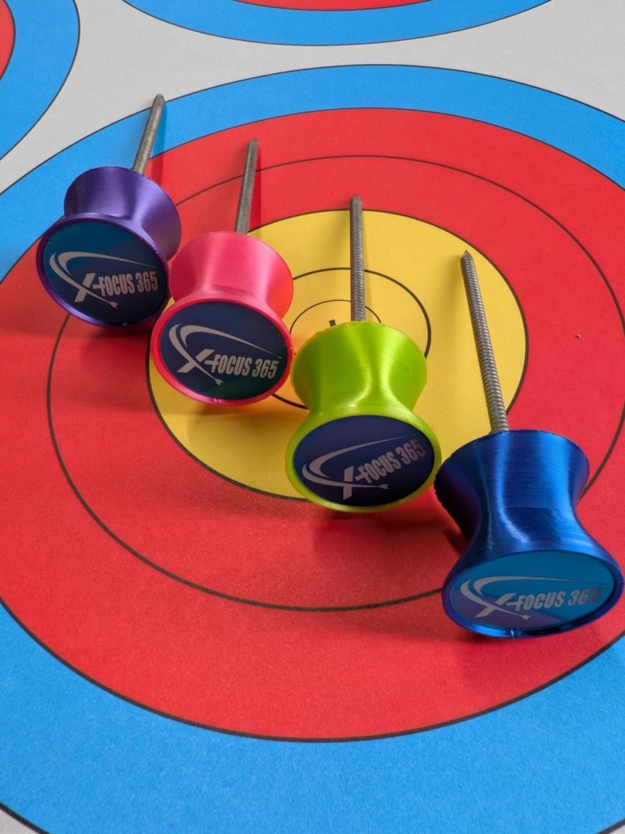 X - Pins - Target Pins - 6 pack with case - Arcuswerk